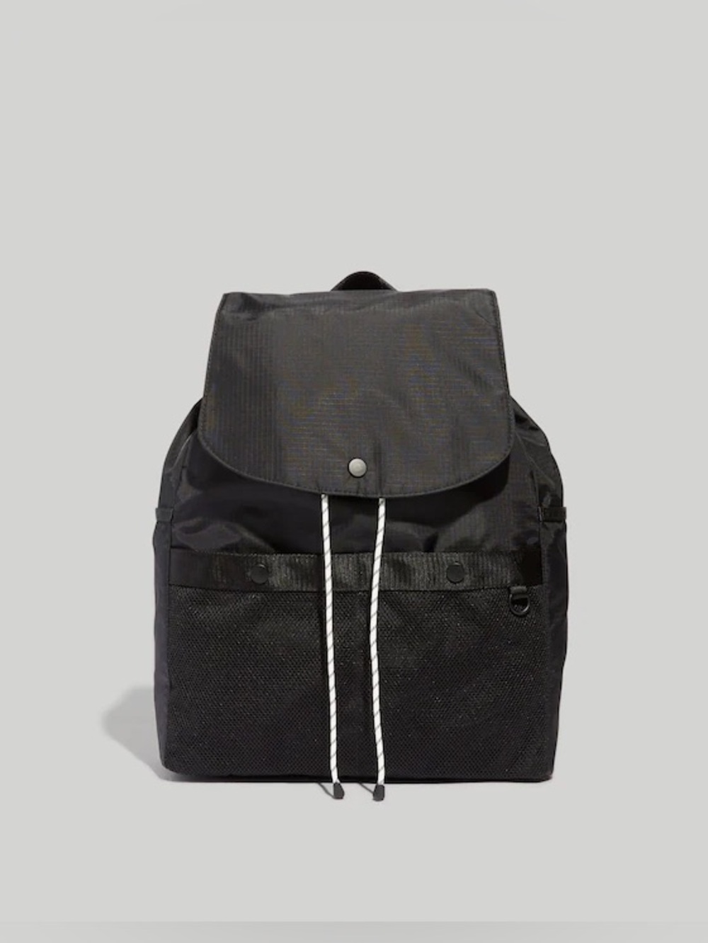 Madewell The MWL (Re)sourced Ripstop Nylon Backpack- Black